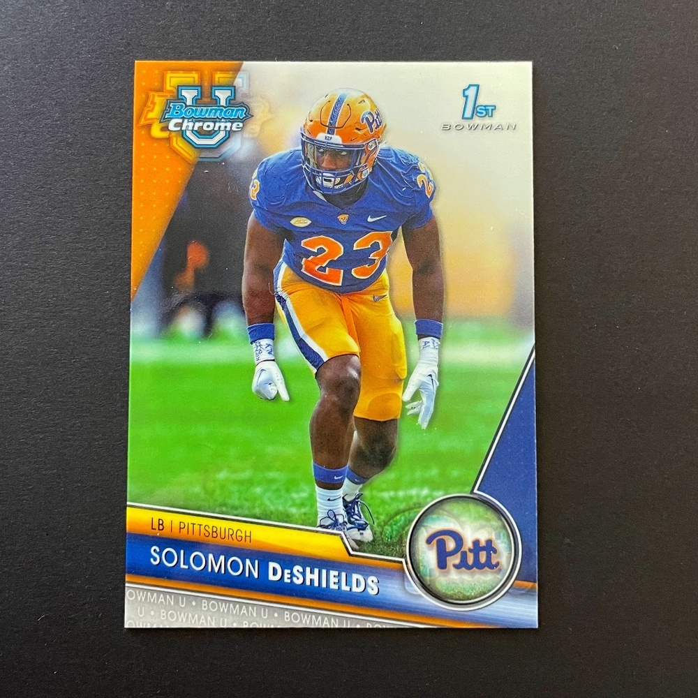 Solomon DeShields: Pittsburgh Panthers, University of Pittsburgh, 2023 Topps